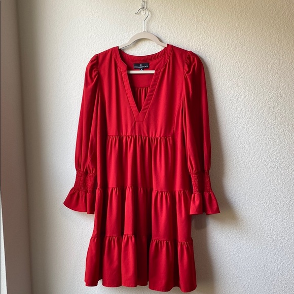 Tuckernuck | Pomander place red crepe Kenzo dress - Picture 4 of 8
